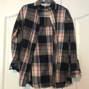 **FINAL SALE** Old Navy The Boyfriend Plaid Shirt